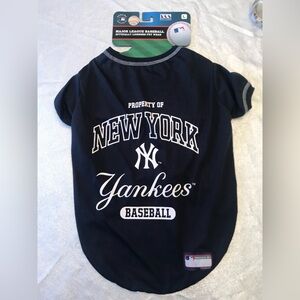 New York Yankees Dog Tshirt Sz Lg